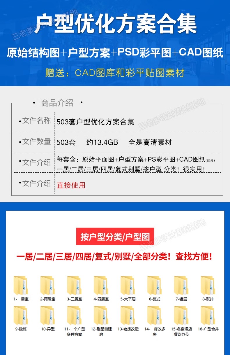 图片[2]-家装户型图室内设计平面家具布局图CAD方案ps分层PSD彩平图源文件-大怪兽分享