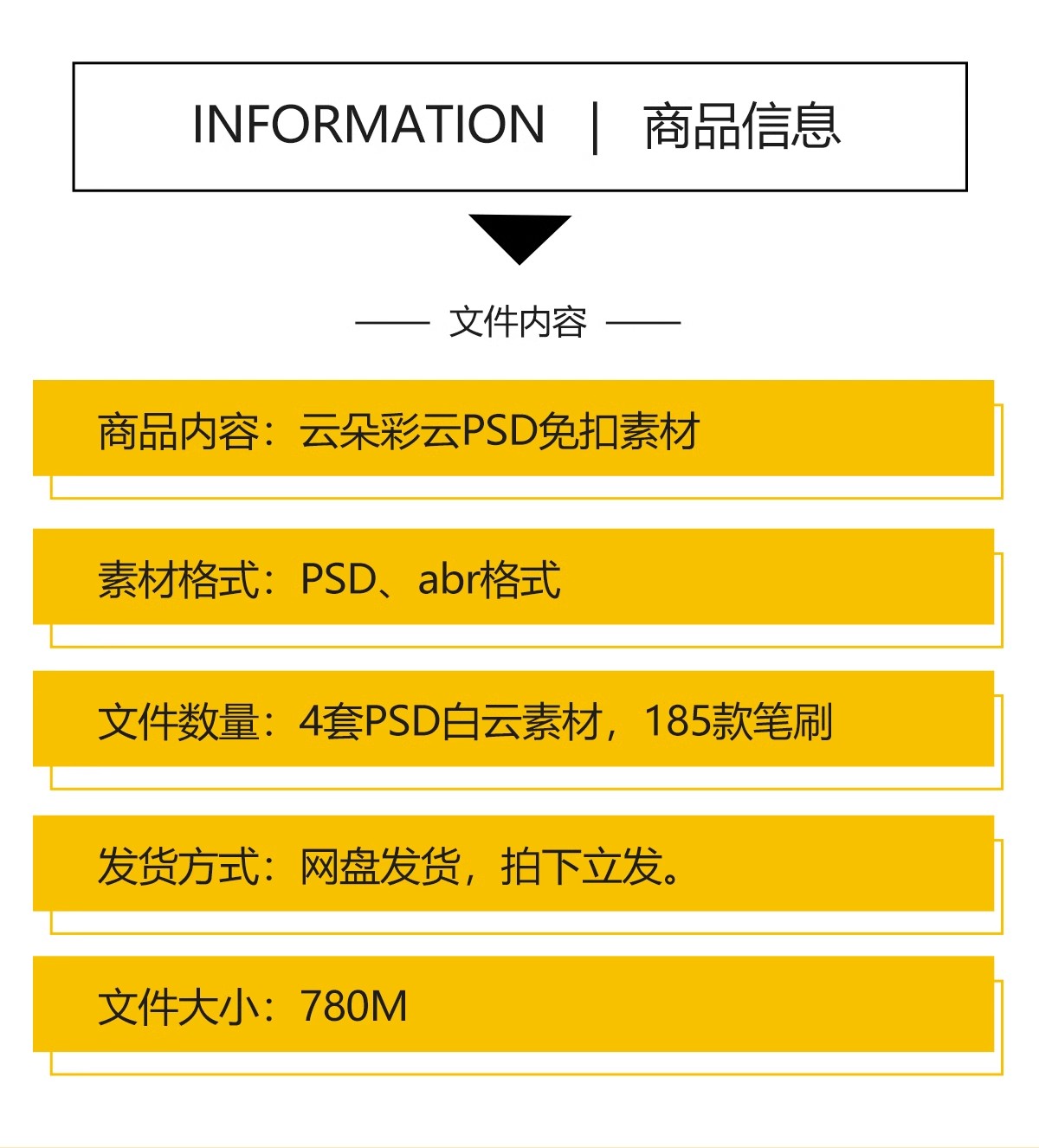 图片[2]-白云云朵PS笔刷 高清蓝天云彩云雾PSD后期效果图合成素材画笔预设-大怪兽分享