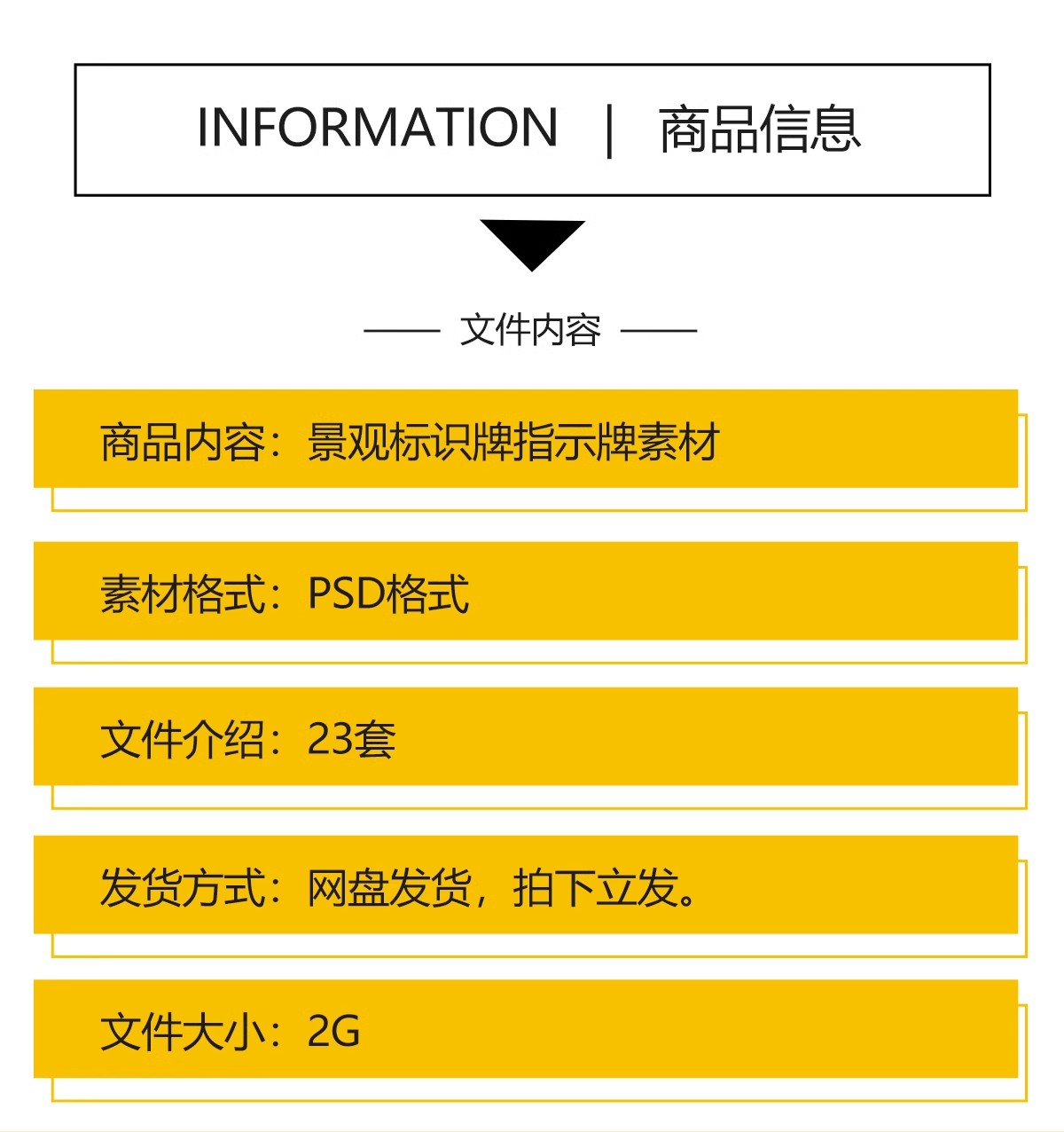 图片[2]-景观标识牌指示牌导视ps素材 景区公园乡村村牌效果图后期psd免扣-大怪兽分享