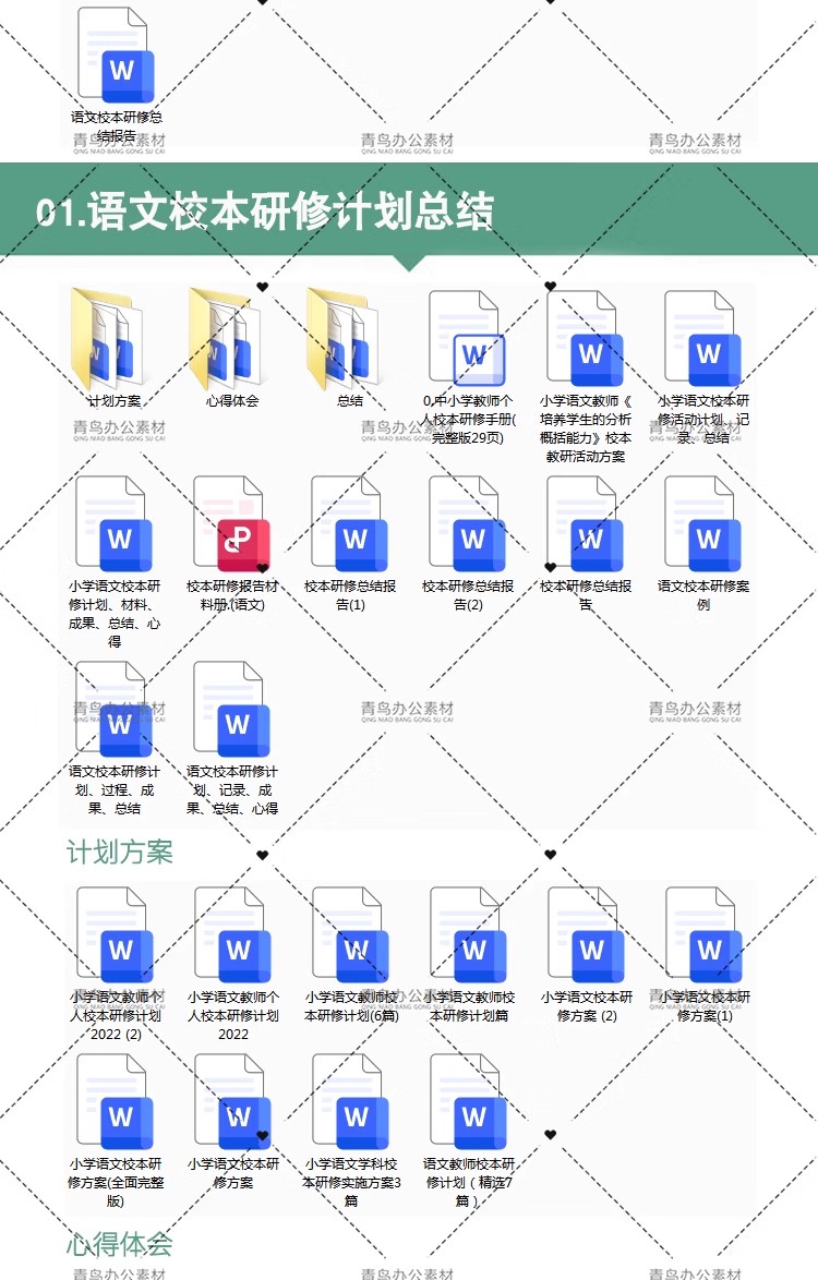 图片[2]-小学语文课题研究小课题报告模板校本研修报告范文word电子版资料-大怪兽分享