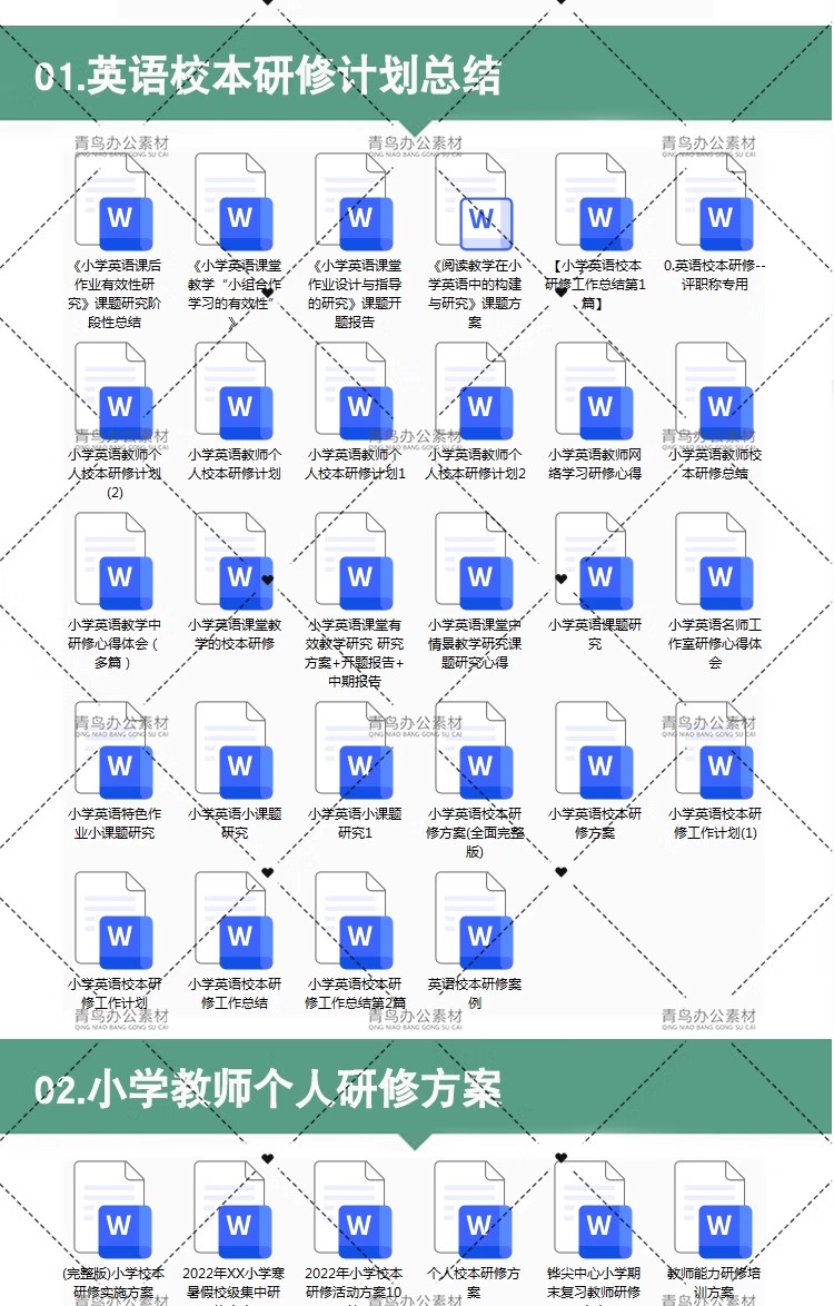 图片[2]-小学英语校本研修范文模板小学英语课题研究校本研修计划总结资料-大怪兽分享