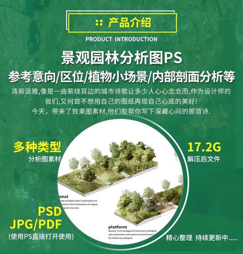 图片[2]-景观园林分析图PSD参考意向区位植物小场景内部剖面分析ps素材库-大怪兽分享