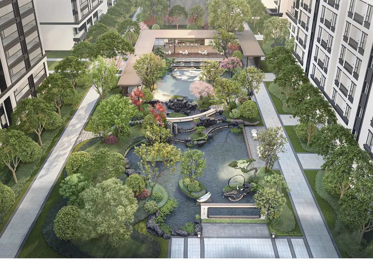 图片[4]-住宅小区居住区景观园林SU模型别墅区现代庭院宅间小品草图大师-大怪兽分享