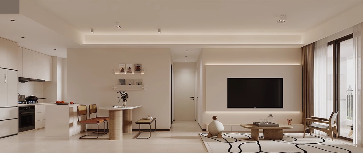 图片[3]-2025年现代简约风格效果参考图家装高清实景案例室内装修设计素材-大怪兽分享