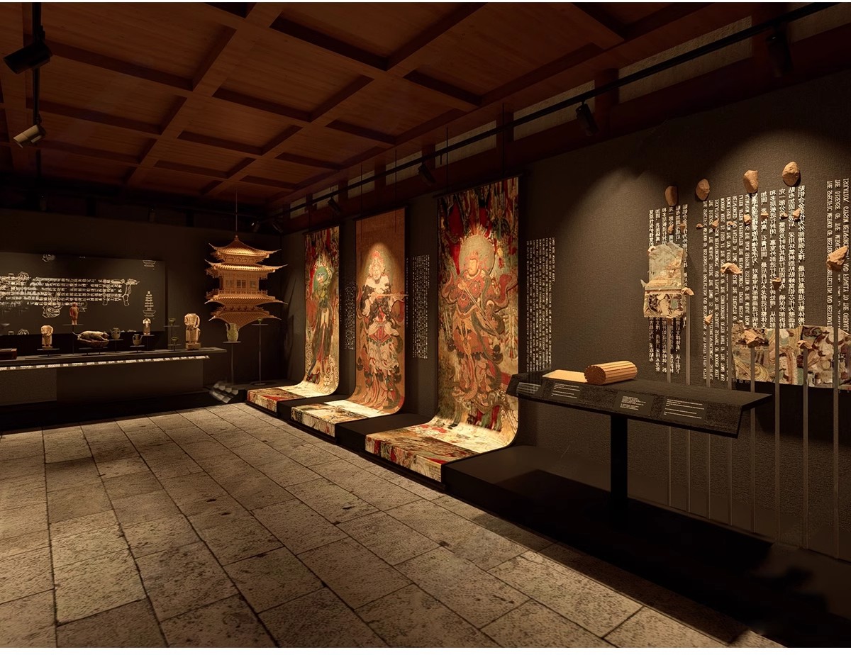 图片[4]-布艺刺绣皮影戏剧非遗文化展厅博物馆中式传统民俗展览馆su模型-大怪兽分享