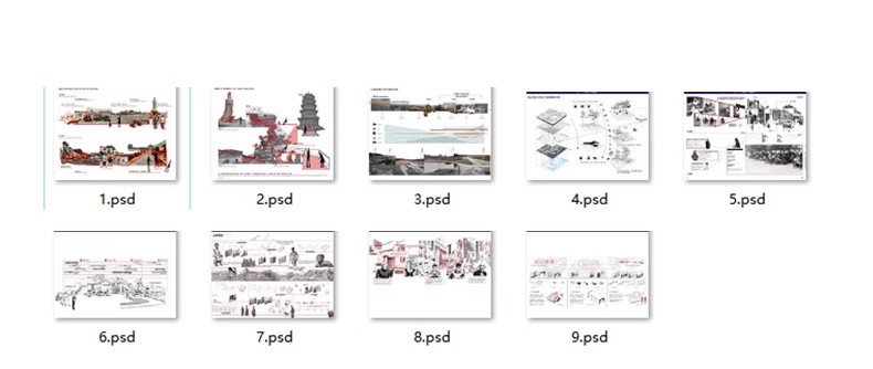 图片[4]-灰色调场地地块区位模板块 竞赛风现状景观前期分析图PSD分层素材-大怪兽分享