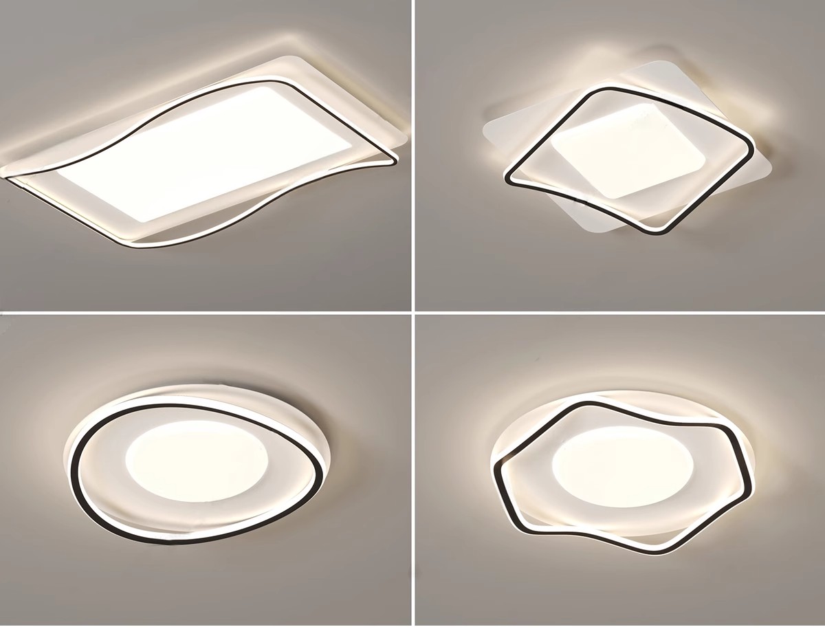 图片[4]-草图大师现代轻奢欧式客厅餐厅卧室方形圆形吸顶灯盘灯灯具SU模型-大怪兽分享