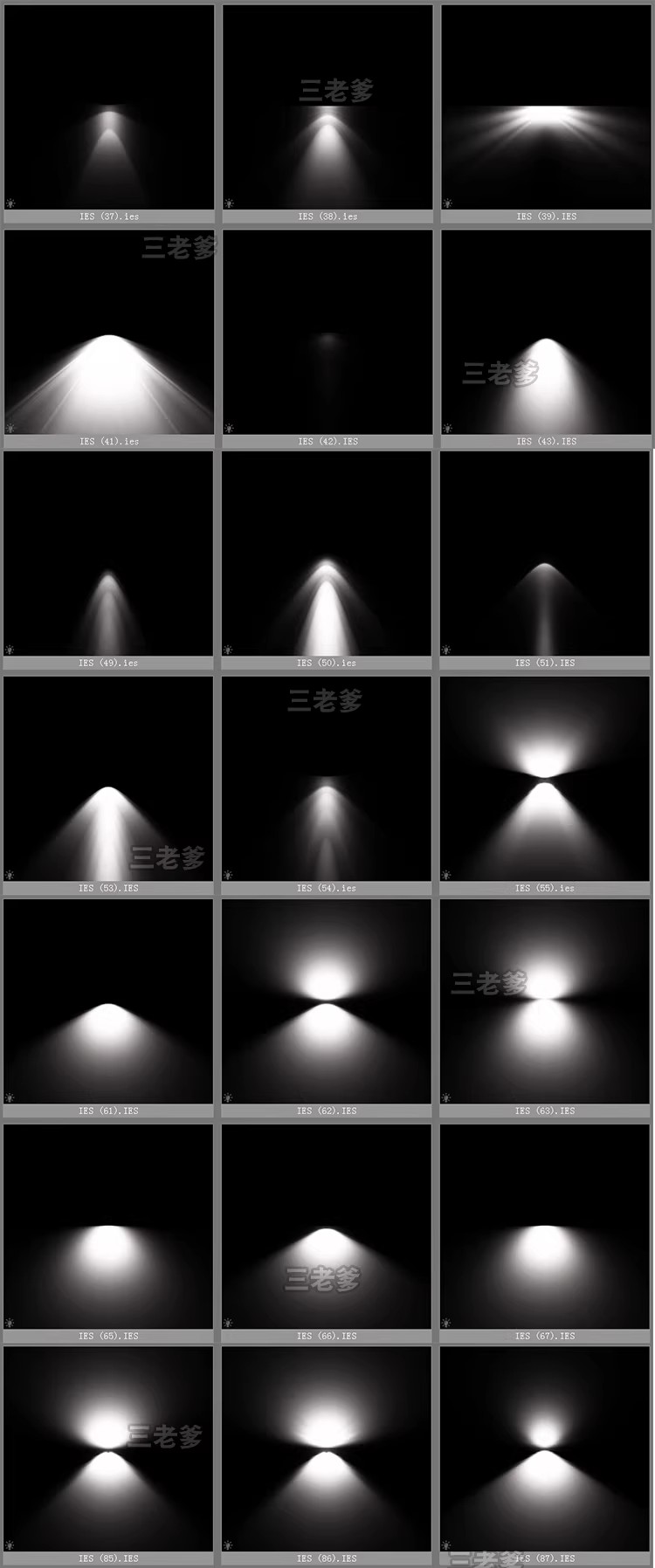 图片[4]-ies灯光文件3d灯光集3dmax光域网 3d模型灯光参数资源管理器素材-大怪兽分享