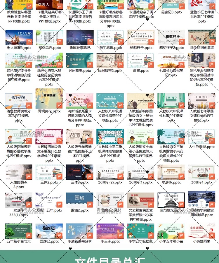 图片[3]-教师读书分享ppt成品名著好书籍推荐学生读后感分享阅读课件模板-大怪兽分享