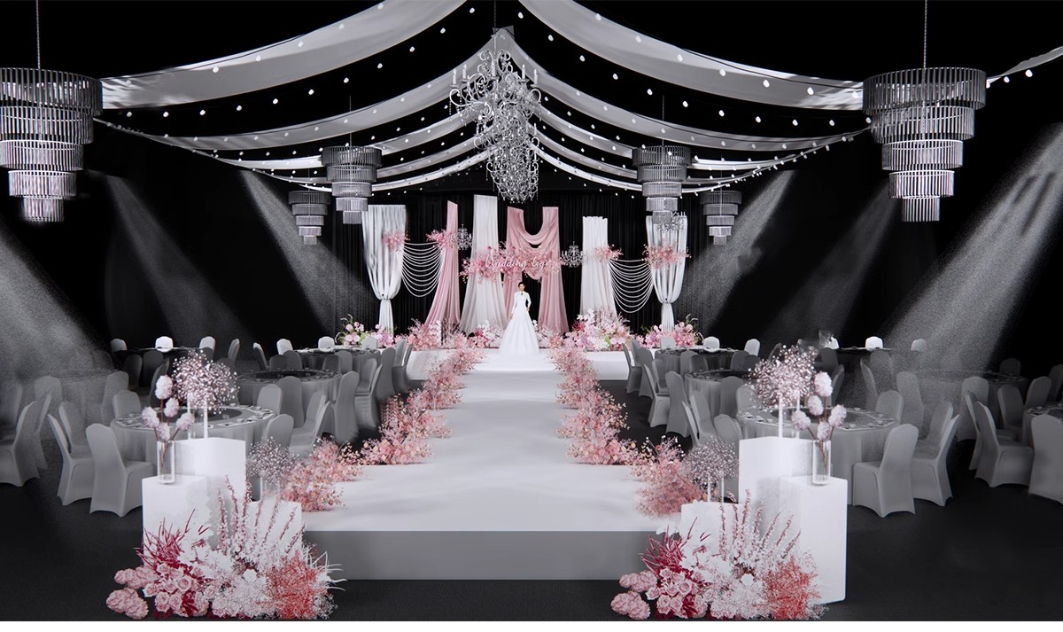 图片[4]-网红风橱窗饰品摆件美陈服装商场SU模型婚礼婚庆现场背景草图大师-大怪兽分享