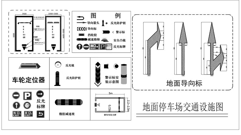 图片[4]-停车场规划设计建筑CAD平面图纸 地下车库SU模型车位施工图素材-大怪兽分享