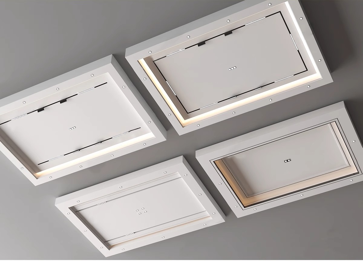 图片[4]-吊顶3D模型 天花顶棚装饰铝扣板风格集成石膏浴霸排气扇3DMAX素材-大怪兽分享