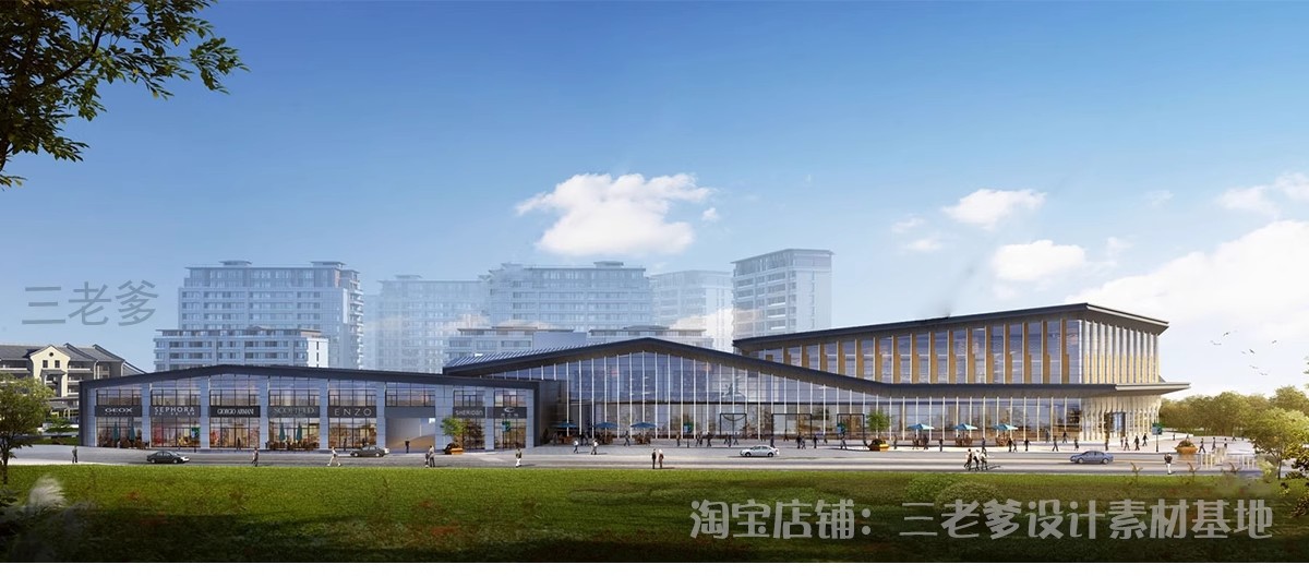图片[4]-汽车客运站建筑设计流线组织场地文本SU模型CAD参考案例草图大师-大怪兽分享