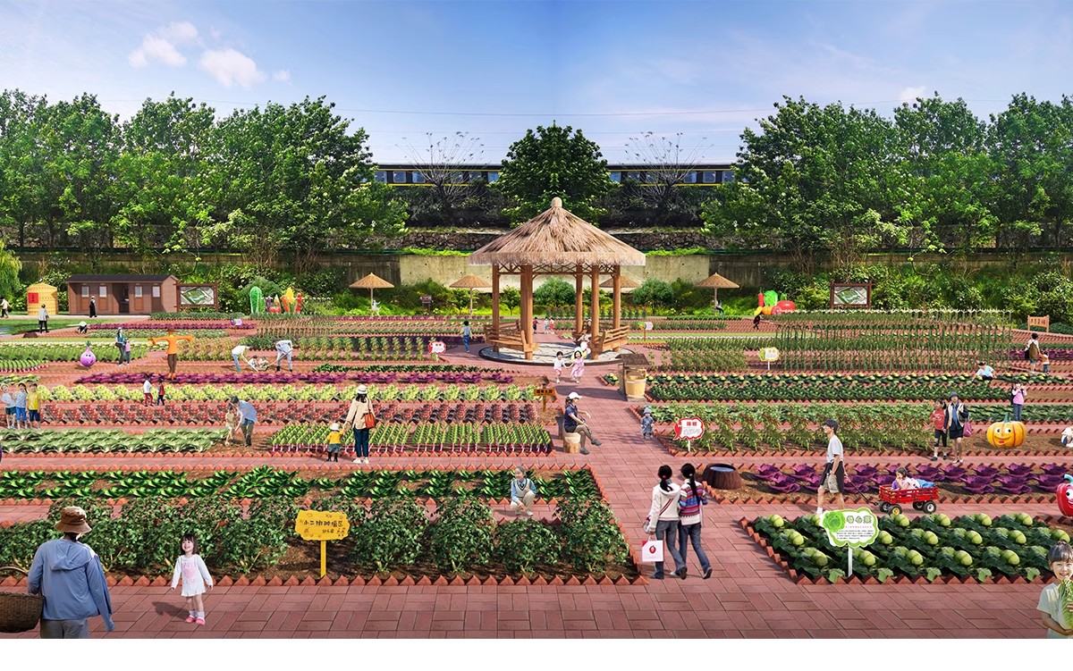 图片[4]-农村乡村田园庭院子蔬菜种植园农家乐菜地菜园栅栏草图大师SU模型-大怪兽分享