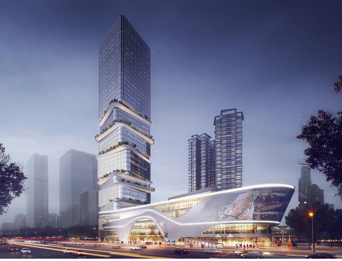 图片[4]-现代商业综合体商城商场购物中心步行街广场草图大师SU模型素材-大怪兽分享