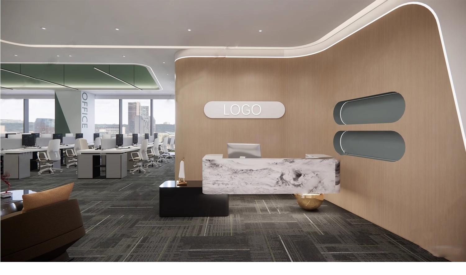 图片[5]-办公室SU模型CAD全套现代北欧会议室共享空间loft工作室草图大师-大怪兽分享