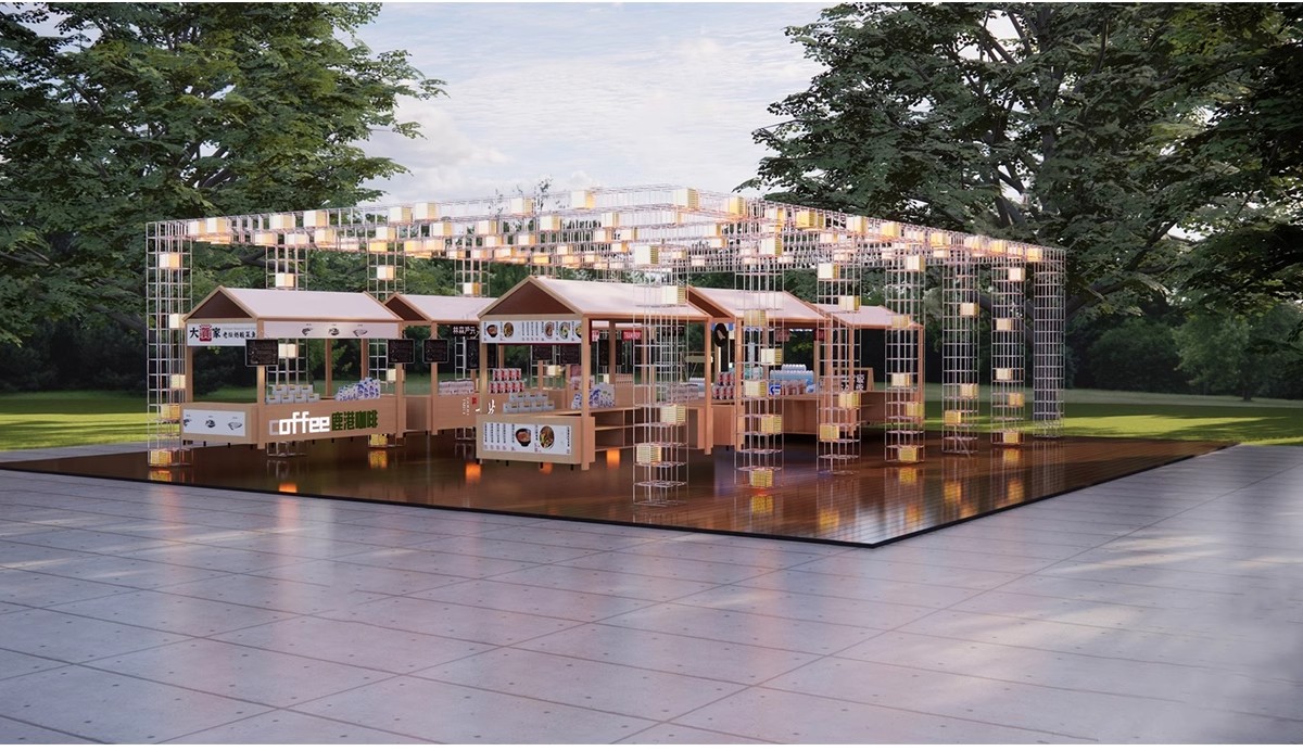 图片[5]-网红集市快餐车景区摊位SU模型夜市移动集装箱售卖亭餐厅草图大师-大怪兽分享