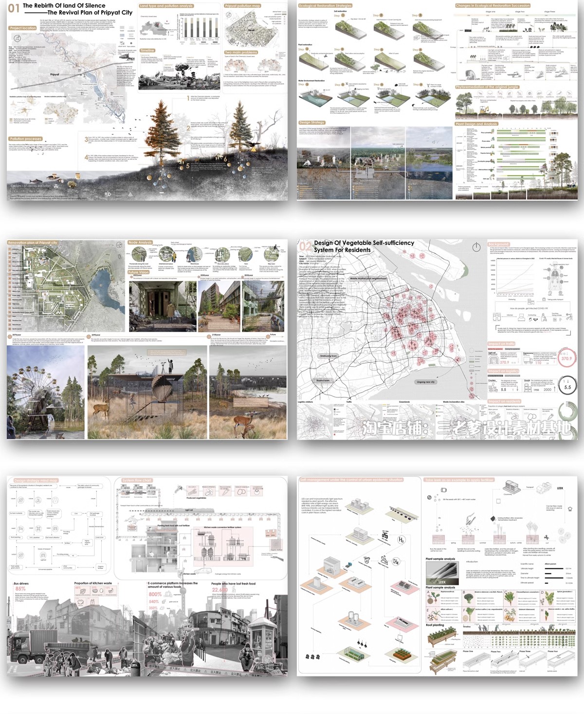 图片[5]-景观建筑城市规划室内ps设计文本方案作品集PSD排版范例竞赛风PPT-大怪兽分享