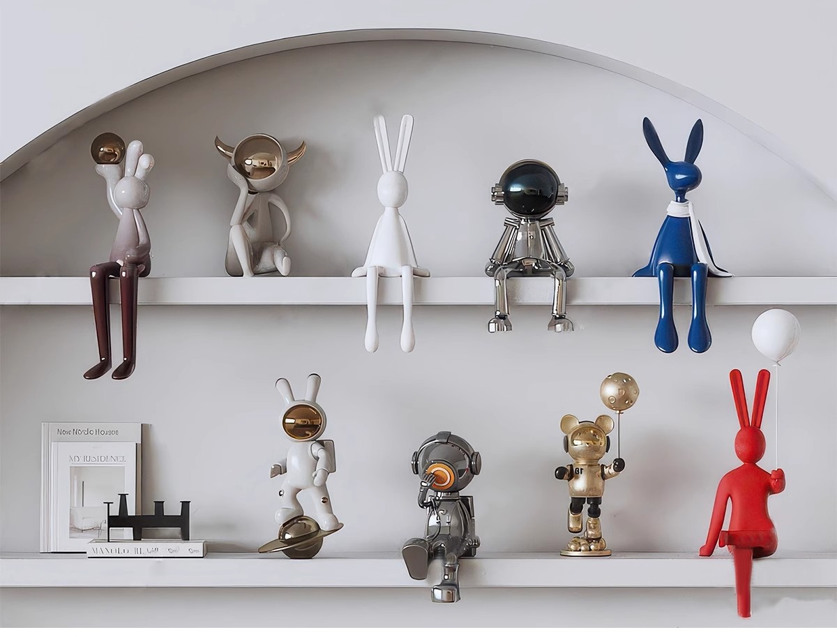 图片[16]-室内SU模型北欧创意雕塑摆件公仔现代装饰品组合挂画草图大师素材-大怪兽分享