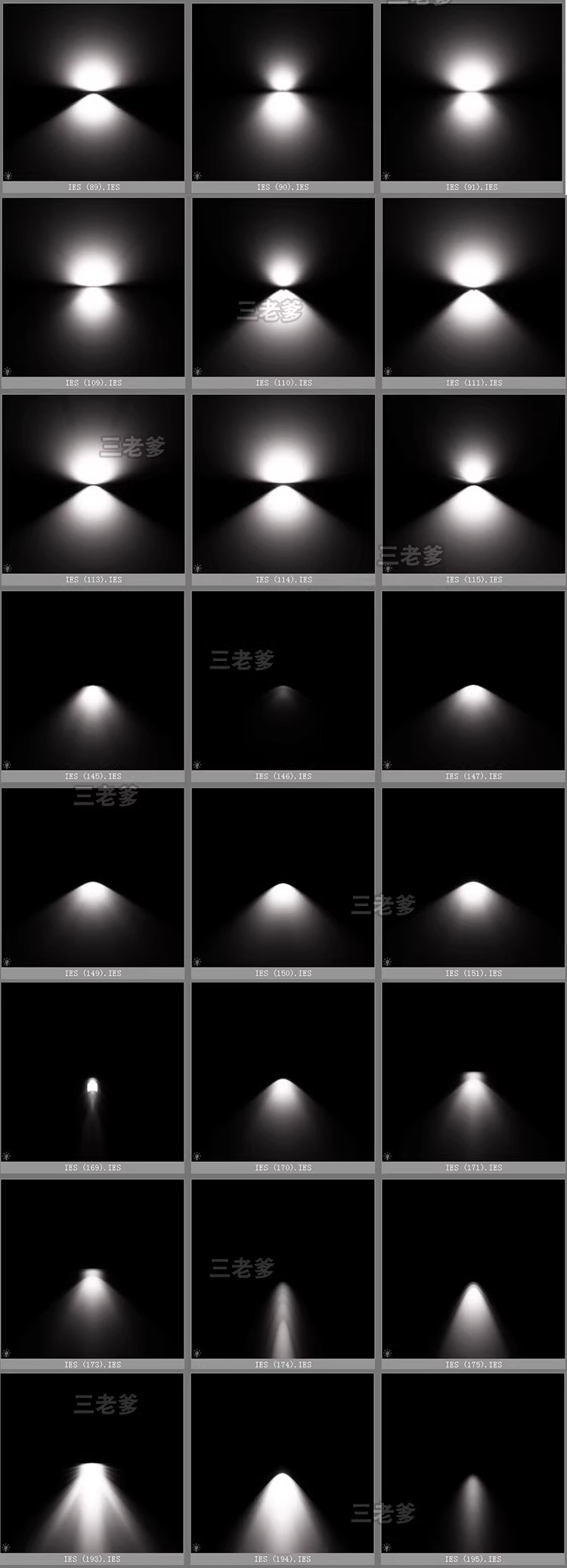 图片[5]-ies灯光文件3d灯光集3dmax光域网 3d模型灯光参数资源管理器素材-大怪兽分享