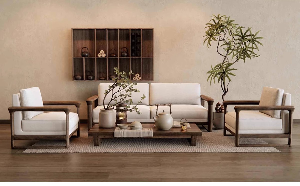 图片[5]-新中式3dmax单体家装沙发酒柜衣柜吊灯装饰挂画柜子床餐桌3d模型-大怪兽分享