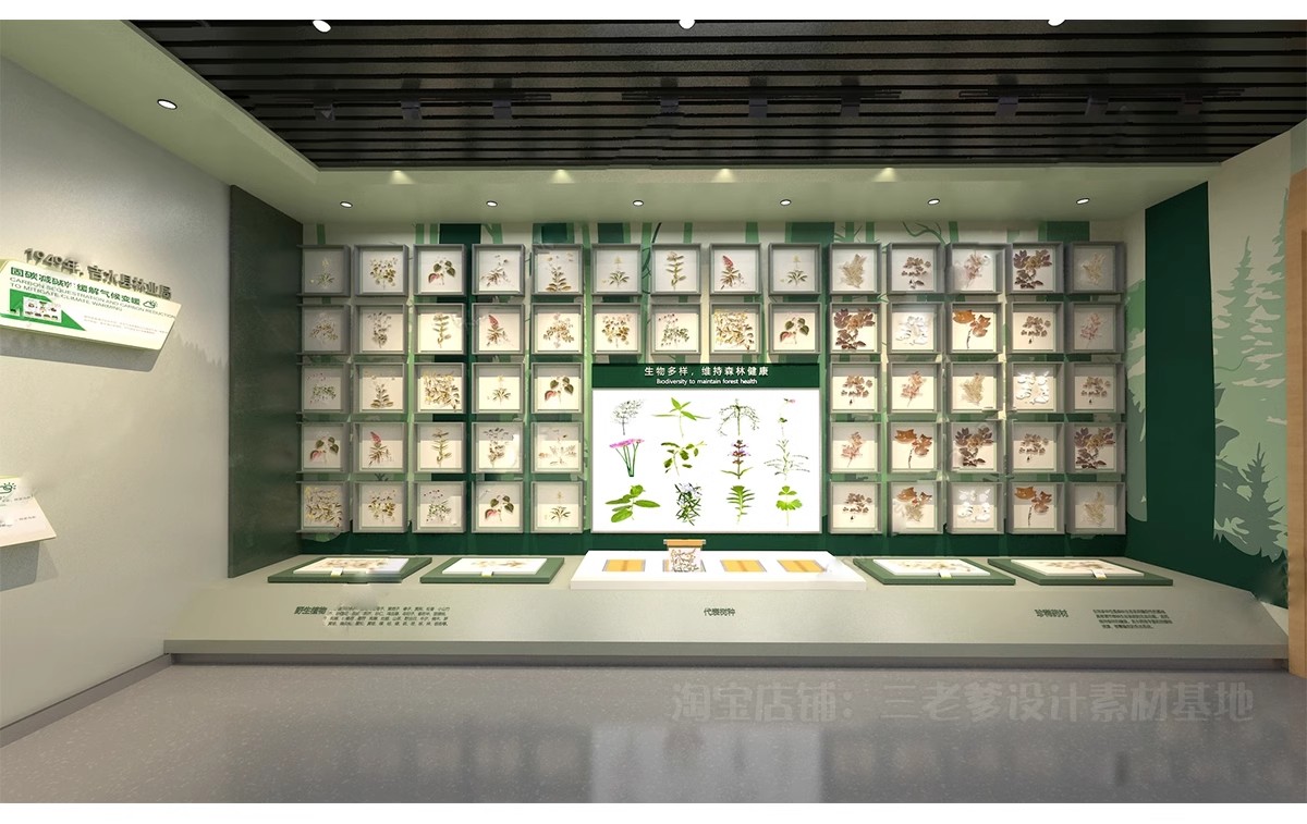 图片[5]-动物植物展厅展览馆草图大师科普标本花卉昆虫展示墙博物馆SU模型-大怪兽分享