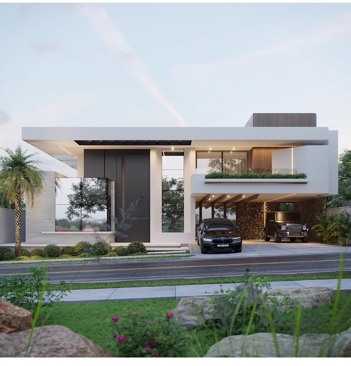 图片[4]-别墅外观设计自建房效果图装修参考素材房屋住宅方案建筑房子图片-大怪兽分享