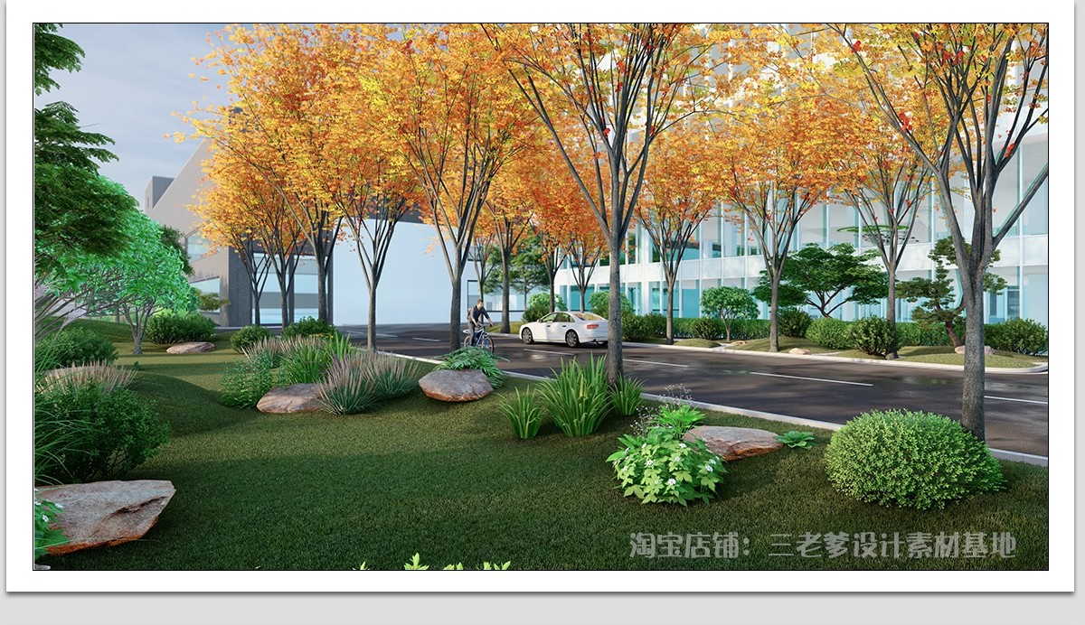 图片[5]-海绵城市地面排水系统CAD施工图 雨水花园生态植草沟节点大样图库-大怪兽分享