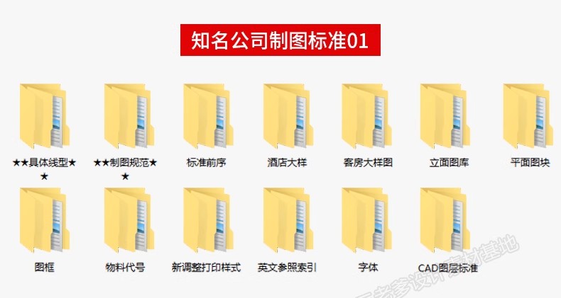 图片[5]-室内设计工装家装CAD制图规范打印样式符号节点图集图层 图框图例-大怪兽分享