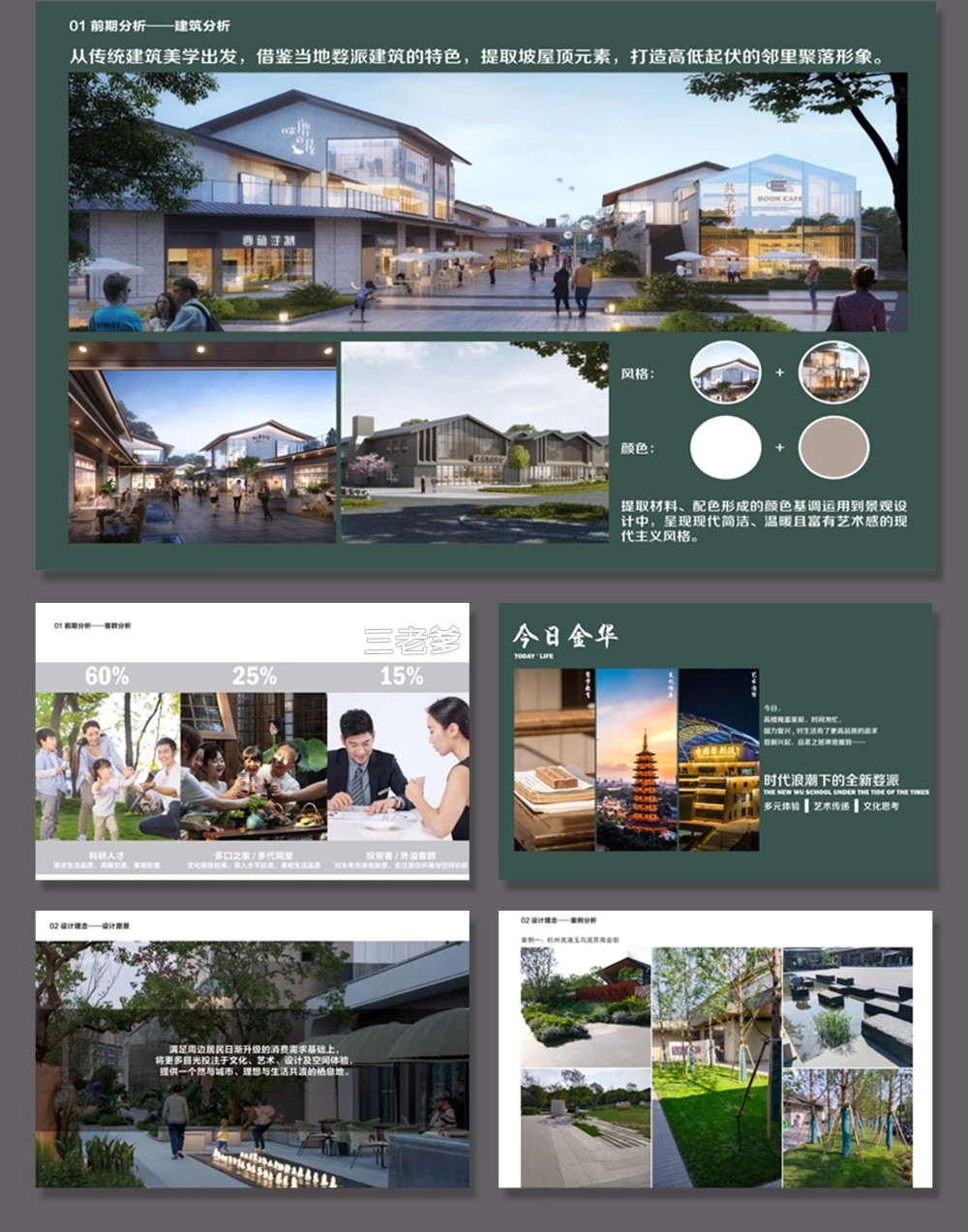 图片[6]-商业街步行街购物广场方案文本 仿古街建筑景观规划CAD图纸SU模型-大怪兽分享