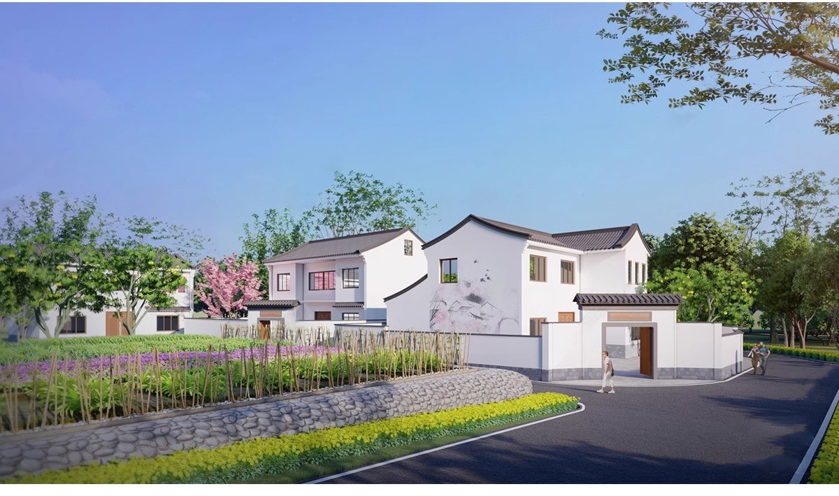 图片[5]-乡村住宅房屋建筑民居民房乡镇沿街楼房农村老房子改造su模型素材-大怪兽分享