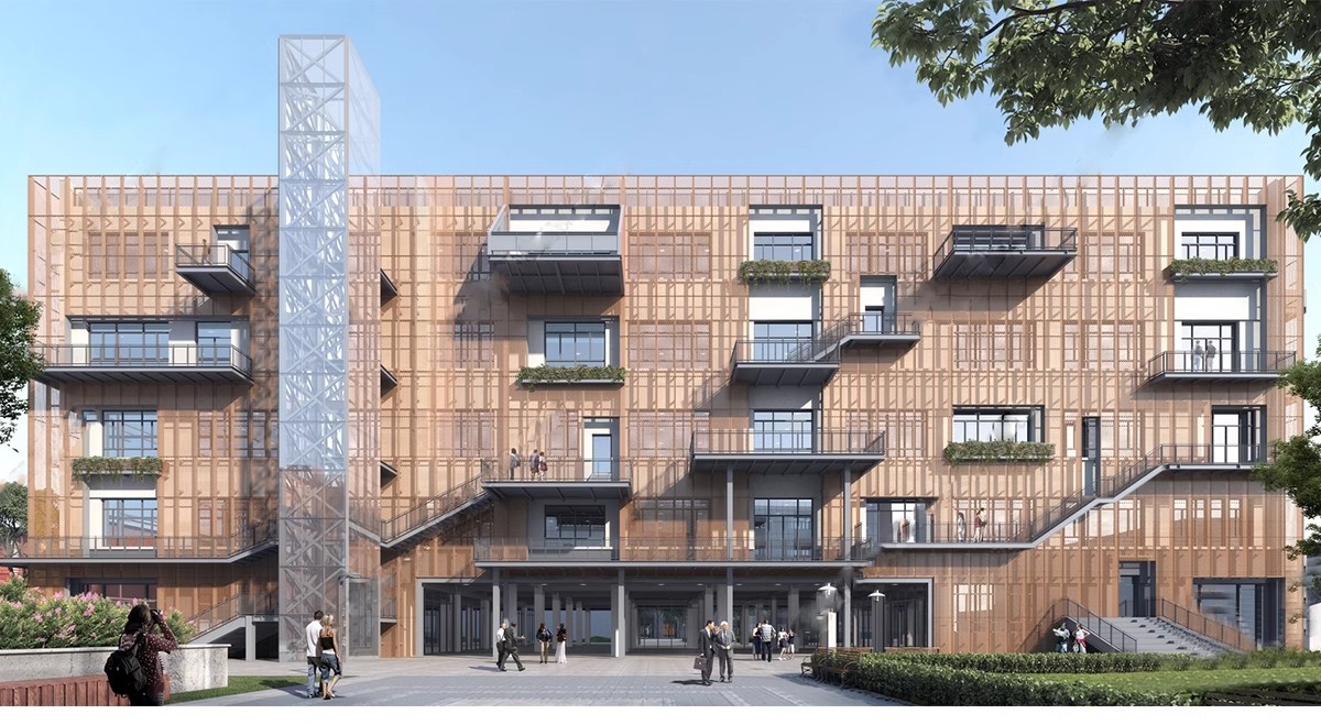 图片[5]-仓库工厂旧厂房改造LOFT公园办公楼创意园区cad工业风遗址su模型-大怪兽分享