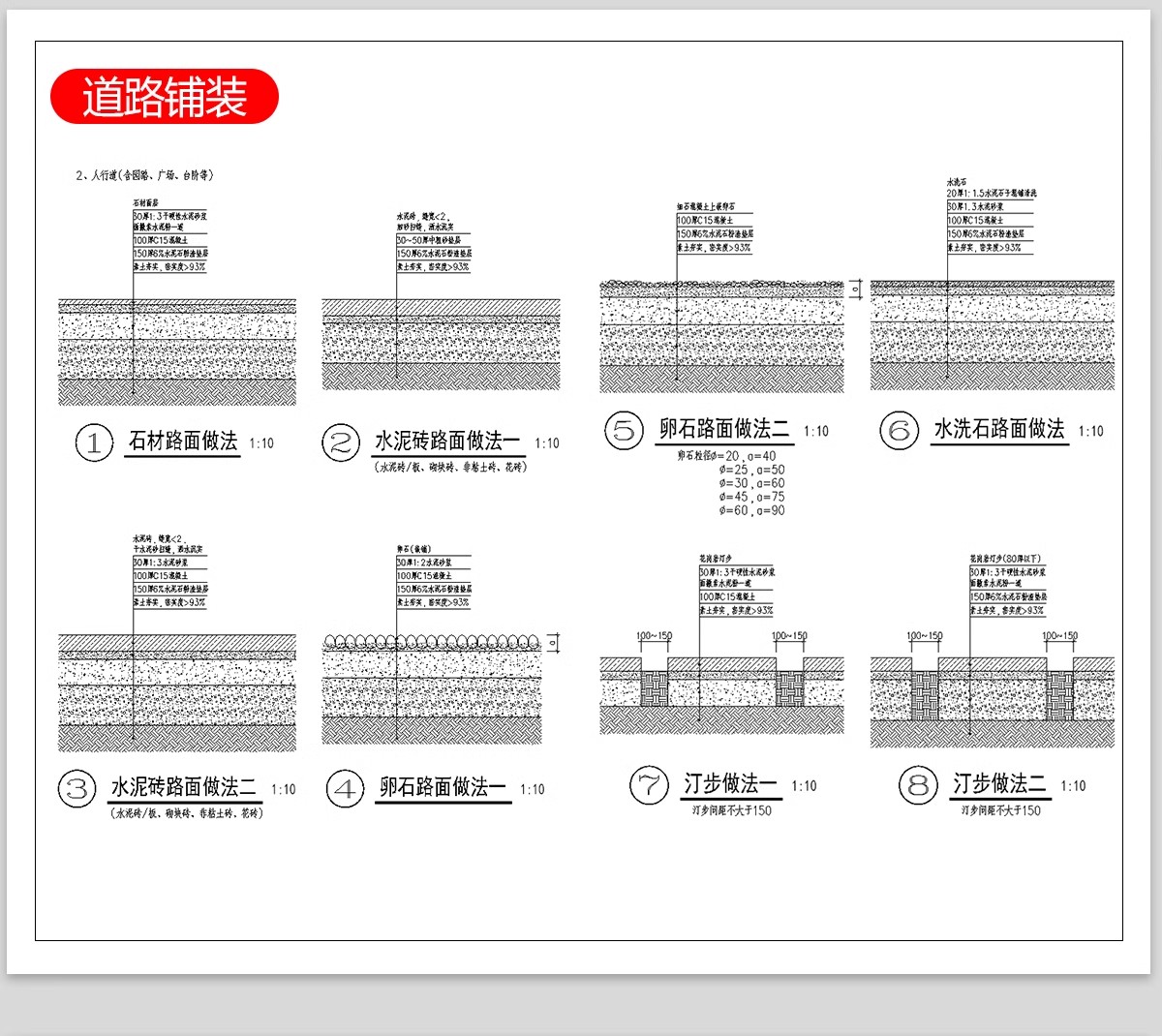 图片[5]-公园广场园林景观设计施工图平面图块通用CAD节点图例图库素材-大怪兽分享