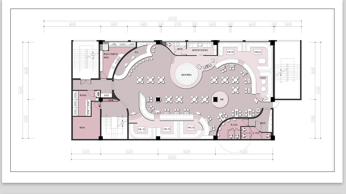 图片[5]-酒吧KTV装修设计cad施工图纸夜场夜总会3d效果图平面娱乐会所素材-大怪兽分享