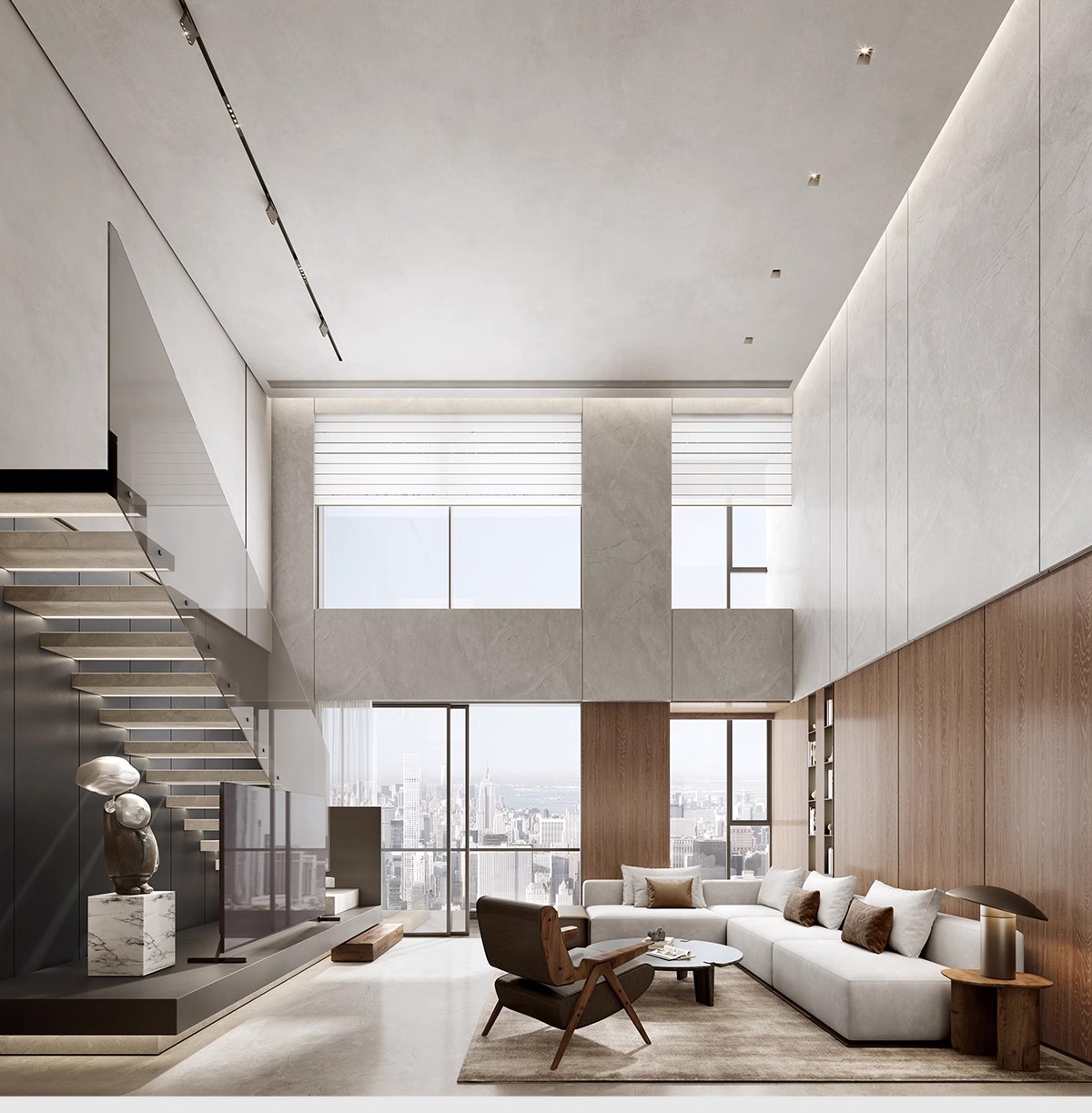 图片[6]-公寓LOFT装修设计效果图小户型复式酒店单身公寓室内CAD施工图纸-大怪兽分享