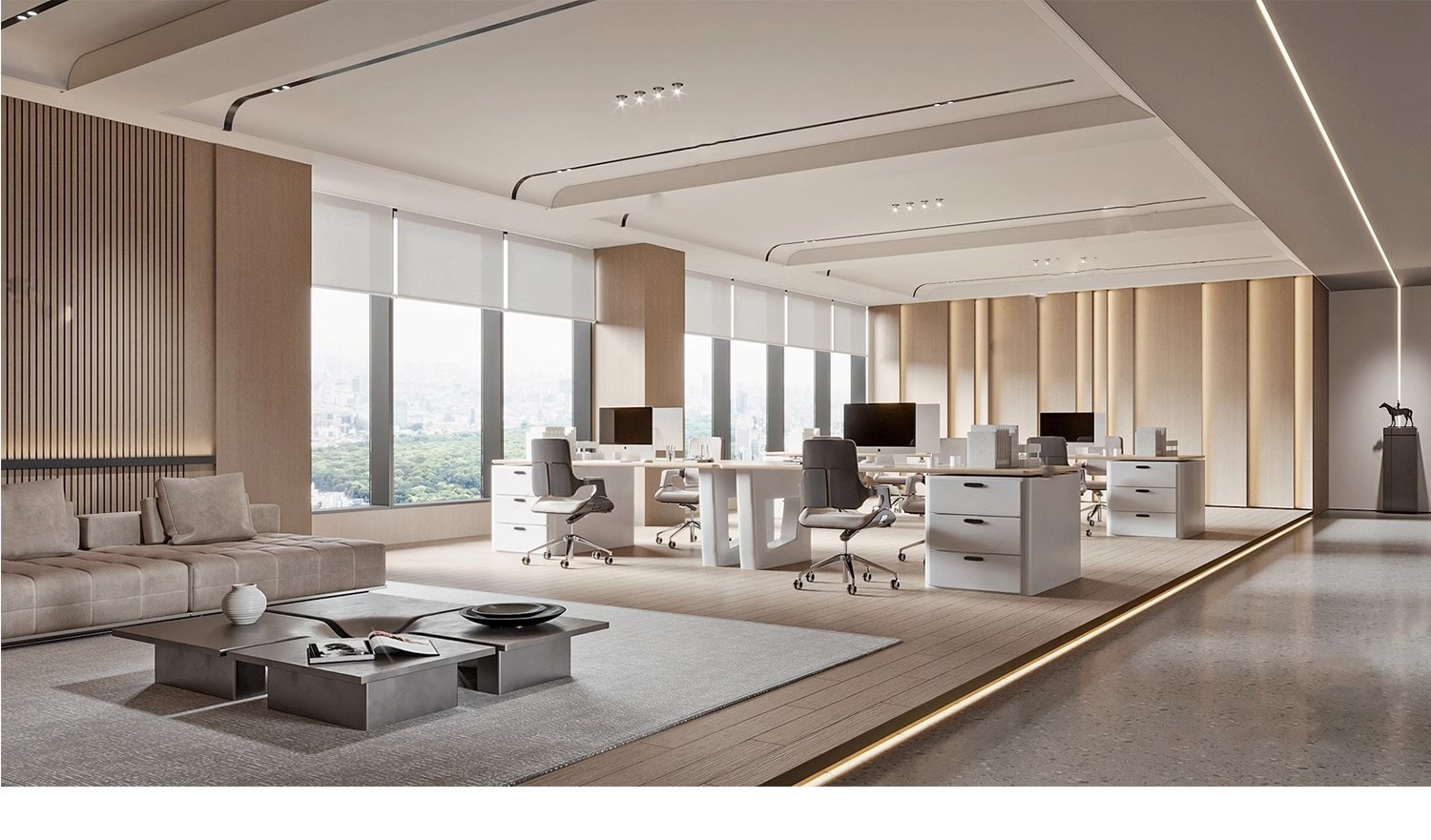 图片[6]-办公室SU模型CAD全套现代北欧会议室共享空间loft工作室草图大师-大怪兽分享