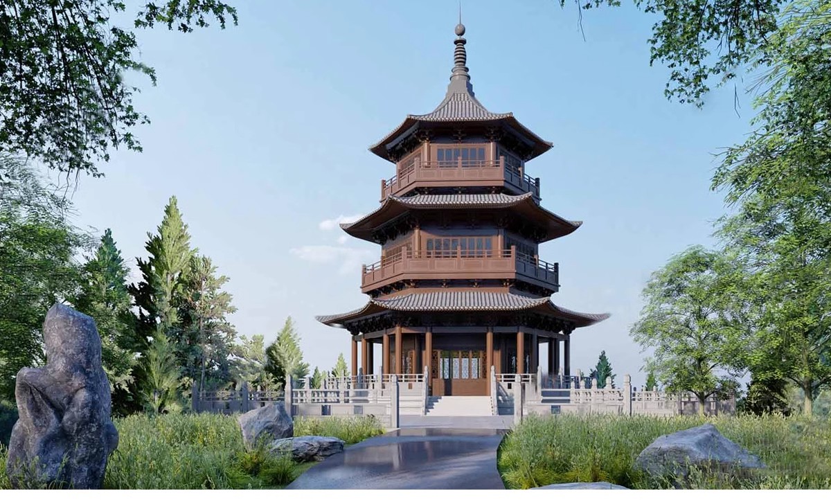 图片[5]-草图大师古建su模型 中式古建筑sketchup亭子城墙牌楼设计素材库-大怪兽分享
