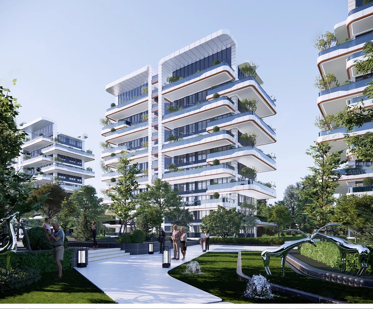 图片[6]-草图大师小区楼盘居住区住宅楼房屋鸟瞰别墅sketchup素材su模型库-大怪兽分享