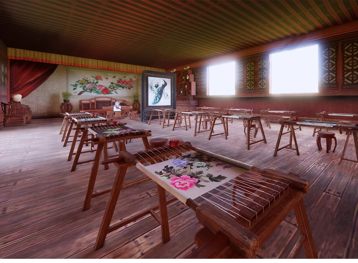 图片[6]-布艺刺绣皮影戏剧非遗文化展厅博物馆中式传统民俗展览馆su模型-大怪兽分享