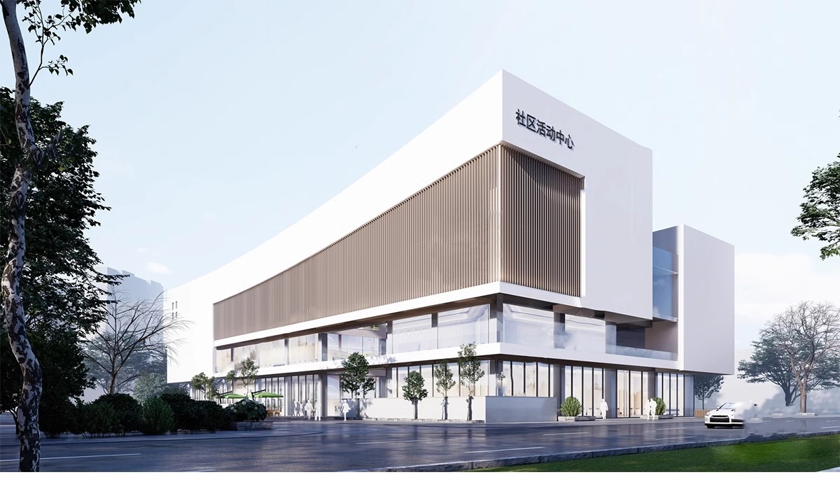 图片[5]-活动中心SU模型 老年青少年社区建筑大学生服务运动场馆草图大师-大怪兽分享
