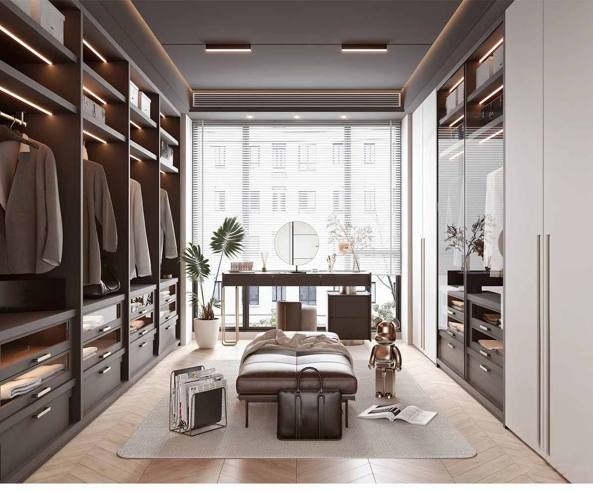 图片[5]-衣帽间草图大师SU模型sketchup室内设计卧室衣柜素材更衣室服装间-大怪兽分享