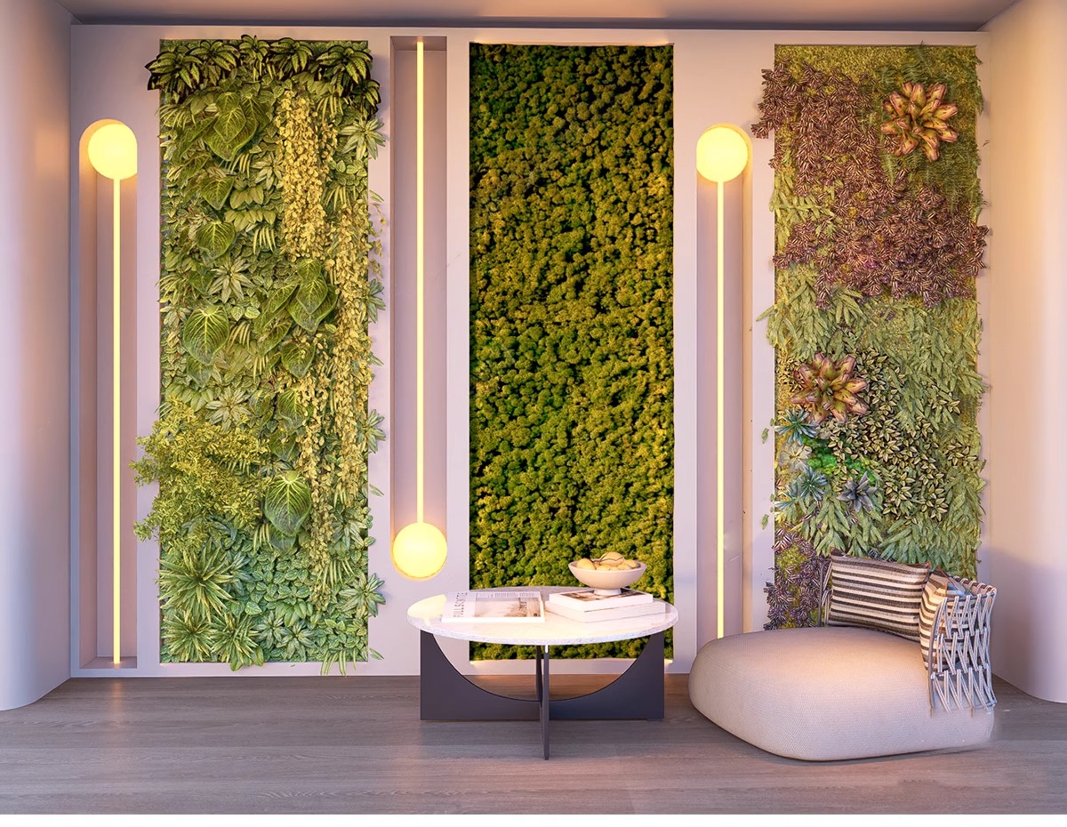 图片[12]-室内植物绿植墙花架垂直绿化绿墙办公室酒店咖啡厅su模型sketchup-大怪兽分享