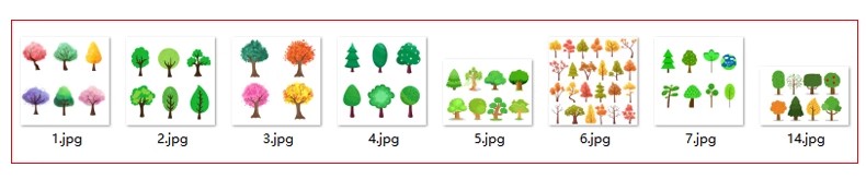 图片[6]-拼贴插画风小清新植物PSD建筑PS剖面Ai矢量立面树PNG免抠分层素材-大怪兽分享