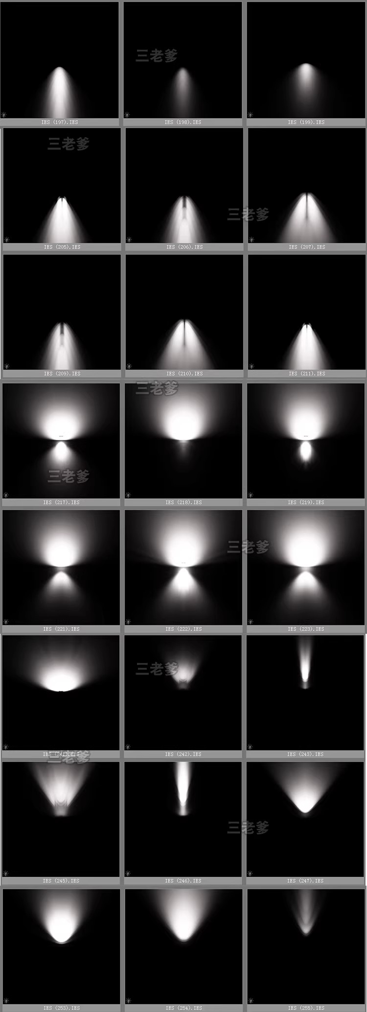 图片[6]-ies灯光文件3d灯光集3dmax光域网 3d模型灯光参数资源管理器素材-大怪兽分享