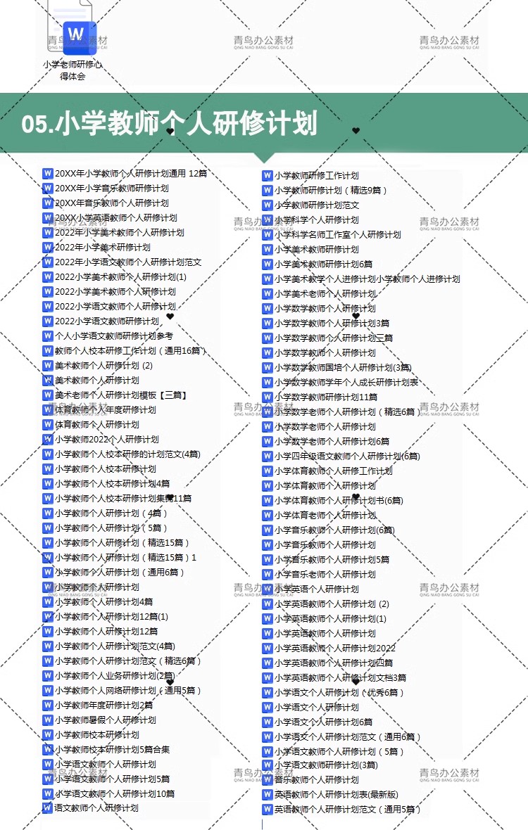 图片[5]-小学数学校本研修报告模板小学数学课题研究校本研修计划总结资料-大怪兽分享