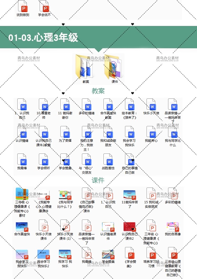 图片[5]-小学生心理健康教育 一二三四五六年级教学电子版ppt配教案-大怪兽分享