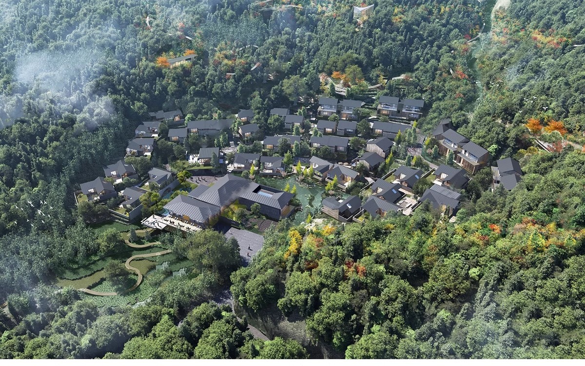 图片[6]-旅游景区度假村乡村SU模型 生态康养特色小镇CAD景观规划设计文档-大怪兽分享