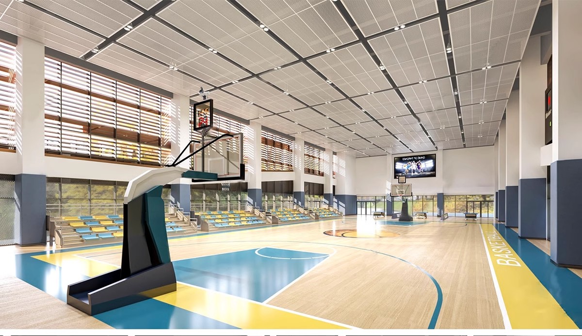 图片[6]-学校体育馆SU模型 室内运动场篮球馆网球游泳馆CAD施工图草图大师-大怪兽分享