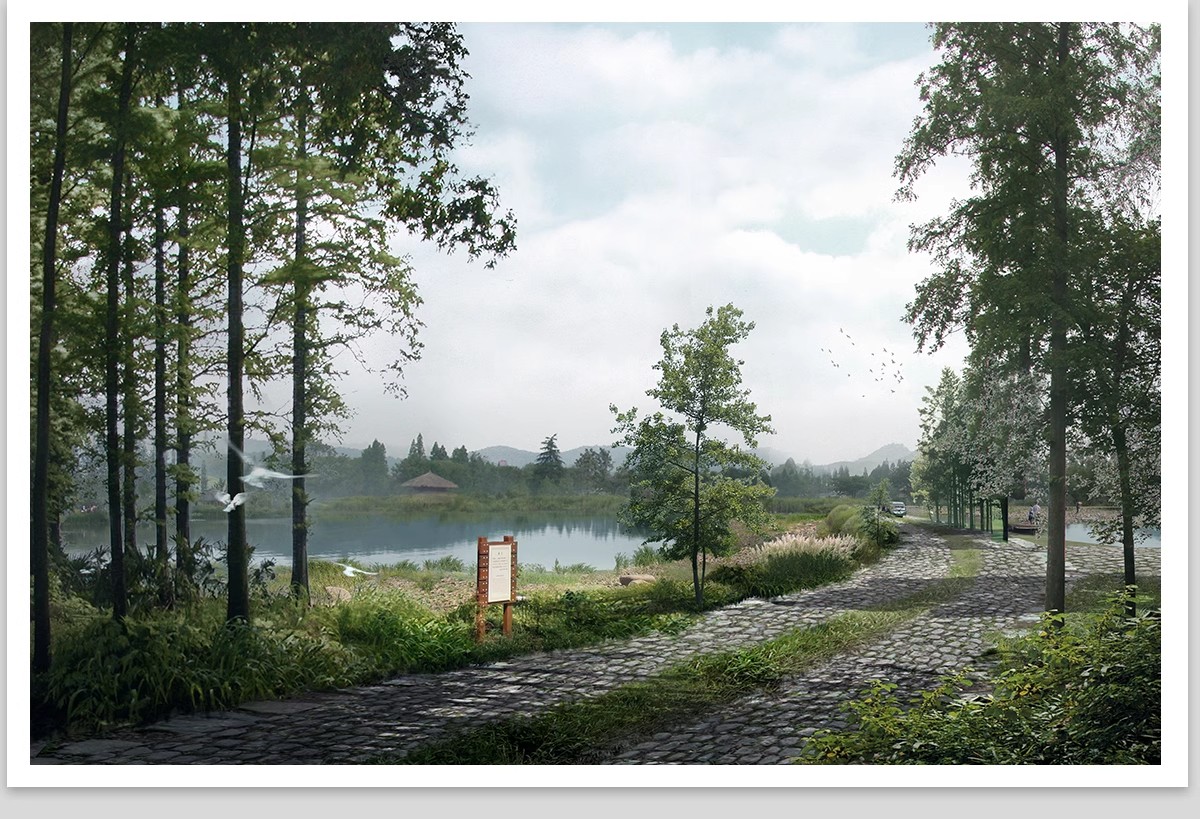 图片[6]-小清新竞赛风PS公园广场建筑景观插画风拼贴风效果图后期PSD素材-大怪兽分享