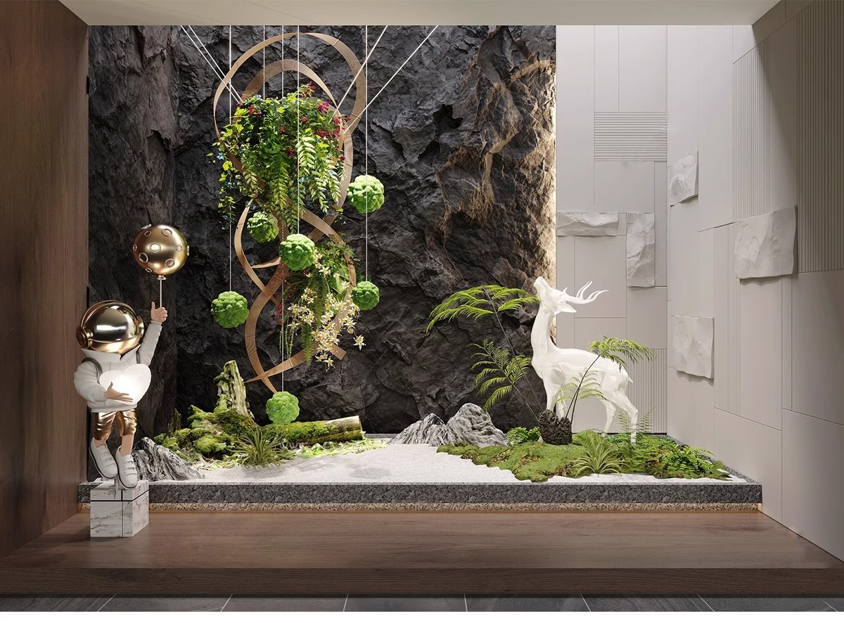 图片[6]-2025室内造景庭院景观小品3d模型中式植物绿植花园3dmax模型素材-大怪兽分享